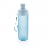 Botella de tritán con cuerpo dividido color azul claro