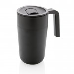 Taza fabricada en plástico reciclado y metal color negro septima vista