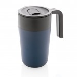 Taza fabricada en plástico reciclado y metal color azul marino septima vista