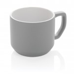 Taza de cerámica de diseño moderno color gris