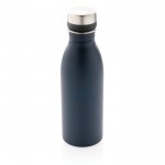 Botellas de acero reciclado antifugas sin BPA color azul marino