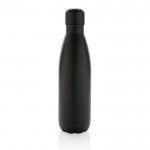 Botella de acero inoxidable reciclado para bebidas frías 500ml color negro segunda vista