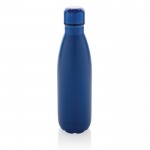Botella de acero inoxidable reciclado para bebidas frías 500ml color azul