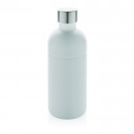 Botella de acero inoxidable reciclado con sistema antifugas 800ml color blanco