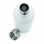 Botella de acero inoxidable reciclado con sistema antifugas 800ml color blanco cuarta vista