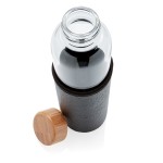 Botella de vidrio con funda merchandising