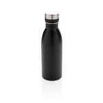 Botella de acero para agua fría color negro