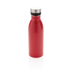 Botella de acero para agua fría color rojo