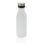 Botella de acero para agua fría color blanco
