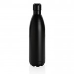 Botella grande de acero térmica color negro