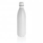Botella grande de acero térmica color blanco