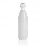 Botella de acero grande con función termo color blanco
