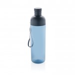 Botella de RPET con tapa desmontable y asa de transporte 600ml color azul marino