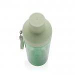 Botella de RPET con tapa desmontable y asa de transporte 600ml color verde sexta vista