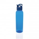 Botella de RPET ideal para el gimnasio con tapón de rosca 650ml color azul