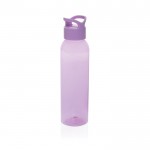 Botella de RPET ideal para el gimnasio con tapón de rosca 650ml color violeta