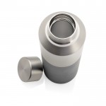 Botella térmica de acero reciclado con tapón antifugas 600ml color negro tercera vista