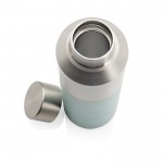 Botella térmica de acero reciclado con tapón antifugas 600ml color verde tercera vista