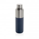 Botella térmica de acero reciclado con tapón antifugas 600ml color azul marino