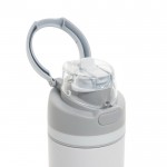 Botella de acero inoxidable reciclado de doble pared de 700ml color blanco séptima vista