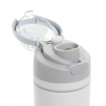 Botella de acero inoxidable reciclado de doble pared de 700ml color blanco octava vista