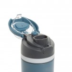 Botella de acero inoxidable reciclado de doble pared de 700ml color azul octava vista