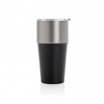 Vaso térmico de acero inoxidable reciclado antigoteo de 500ml color negro cuarta vista