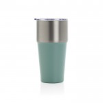 Vaso térmico de acero inoxidable reciclado antigoteo de 500ml color verde segunda vista