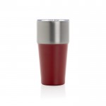 Vaso térmico de acero inoxidable reciclado antigoteo de 500ml color rojo quinta vista
