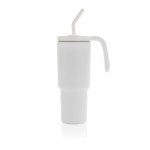 Vaso térmico de acero inoxidable reciclado antigoteo de 900ml color blanco segunda vista