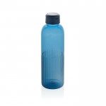 Botella de RPET con agarre y diseño ondulado con asa 750 ml color azul marino