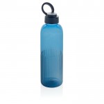 Botella de RPET con agarre y diseño ondulado con asa 750 ml color azul marino segunda vista