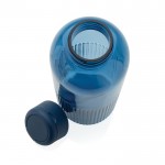 Botella de RPET con agarre y diseño ondulado con asa 750 ml color azul marino quinta vista