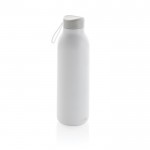 Botella térmica sin BPA con asa de transporte color blanco
