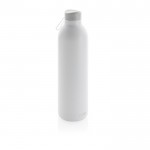 Botella de acero inoxidable de gran capacidad color blanco