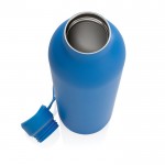 Botella de acero inoxidable de gran capacidad color azul septima vista