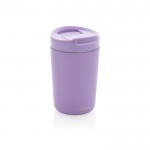 Tazas térmicas personalizadas sostenibles color violeta