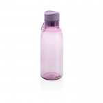 Botellas 100% de RPET con asa de transporte color violeta