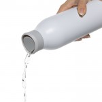 Botella ecológica con experiencia de bebida 360° 600 ml Avira Alok color blanco sexta vista