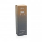 Botella ecológica con experiencia de bebida 360° 600 ml Avira Alok color blanco segunda vista con caja