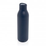Botella ecológica con experiencia de bebida 360° 600 ml Avira Alok color azul marino