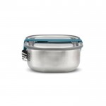 Fiambrera de acero inoxidable con cubierto y cinta Black+Blum 1 L color turquesa tercera vista