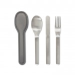 Set elegante de cubiertos de acero inoxidable Black+Blum color plateado segunda vista