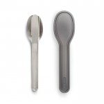 Set elegante de cubiertos de acero inoxidable Black+Blum color plateado tercera vista