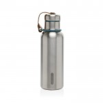 Botella térmica de acero inoxidable con asa Black+Blum 500ml color turquesa tercera vista