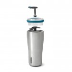 Vaso térmico de aceor inoxidable con antigoteo Black+Blum 600ml color turquesa cuarta vista