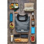 Bolsa térmica impermeable con compartimento dividido Black+Blum 16L color gris
