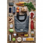 Bolsa térmica impermeable con compartimento dividido Black+Blum 16L color gris