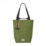 Bolsa térmica impermeable con compartimento dividido Black+Blum 16L color verde bosque vista con caja