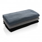 Bufanda acrílica de Polylana® de estilo elegante y sofisticado color negro vista general